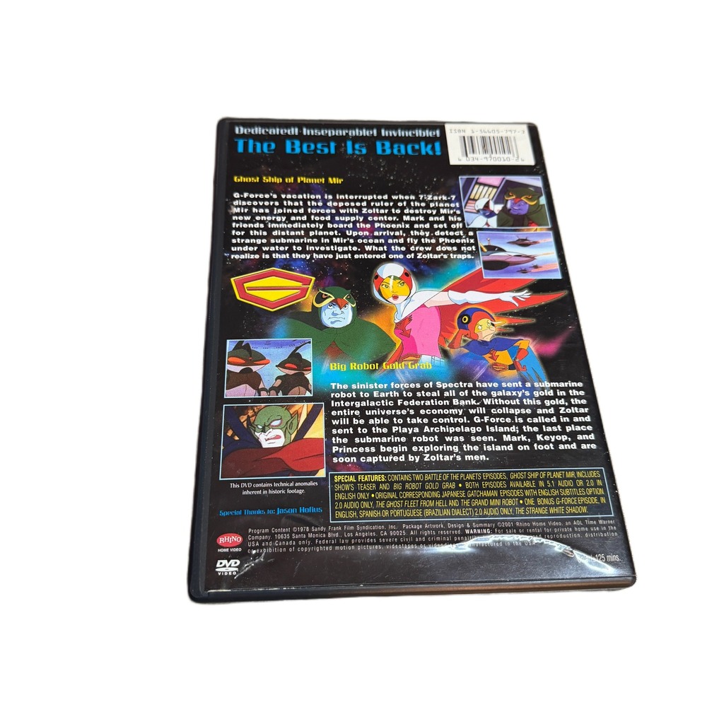 Battle of the Planets Volume 3 DVD Rhino Home Video G-Force Gatchaman 2001 - Picture 2 of 6